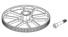 Goosky RS7 Main Belt Pulley - HeliDirect