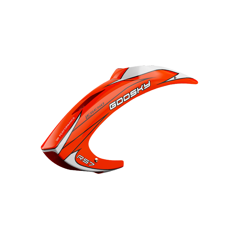 Goosky RS7 Canopy - Orange/White - HeliDirect