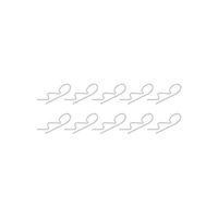 Goosky RS7 Canopy R-Clips - HeliDirect