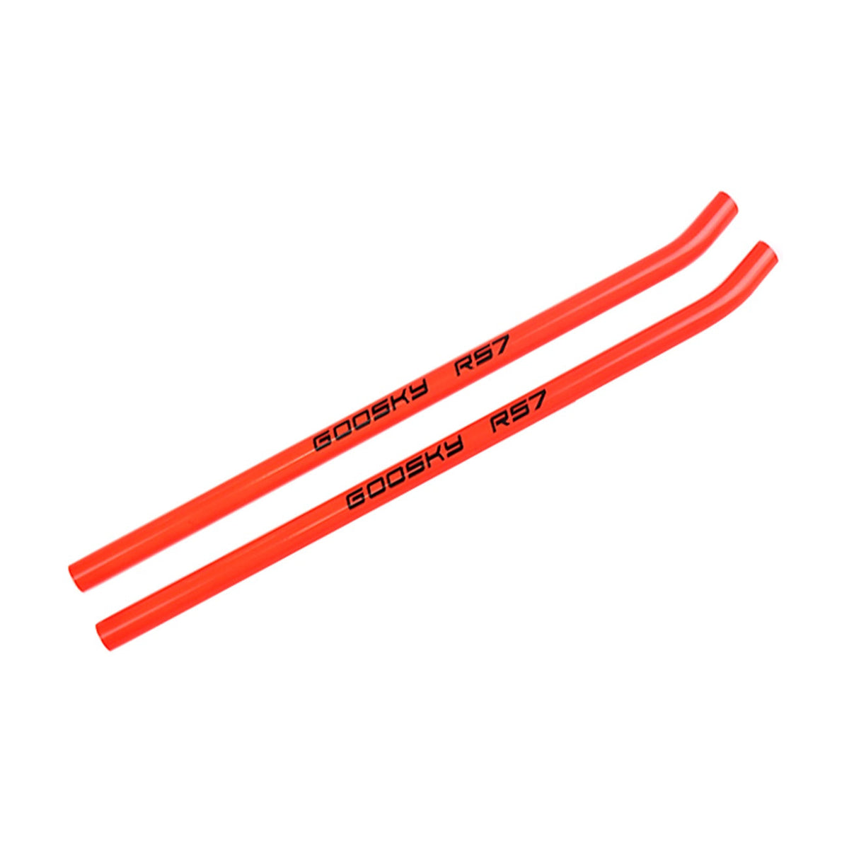 Goosky RS7 Color Painted Landing Skid Pipes - Orange - HeliDirect