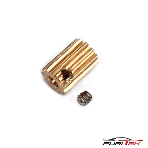 FURITEK 11T HIGH QUALITY BRASS PINION FOR MICRO KOMODO (TRX-4M MOTOR) - HeliDirect