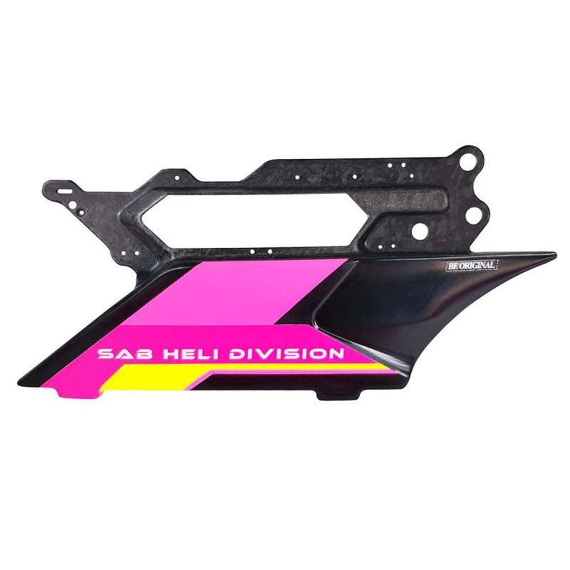 SAB Genesis F3C Forged CF Side Frame Pink/Yellow Left (SX)