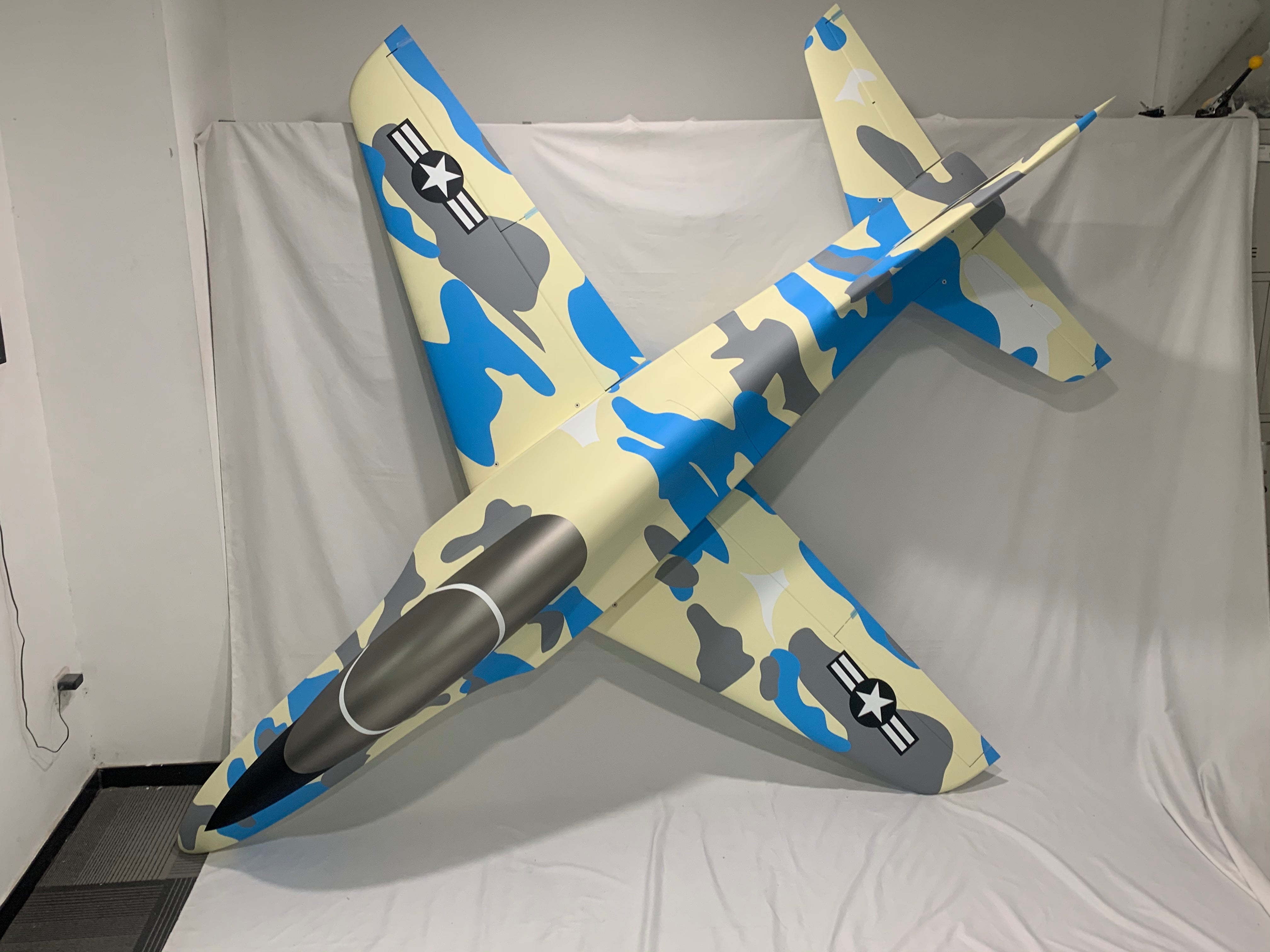 Boomerang Atom Squared Blue Camo - Boomerang RC Jets