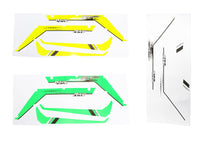 Yellow/Green/White Stickers - RAW 580 - HeliDirect