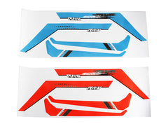 Blue/Orange Stickers - RAW 580 - HeliDirect