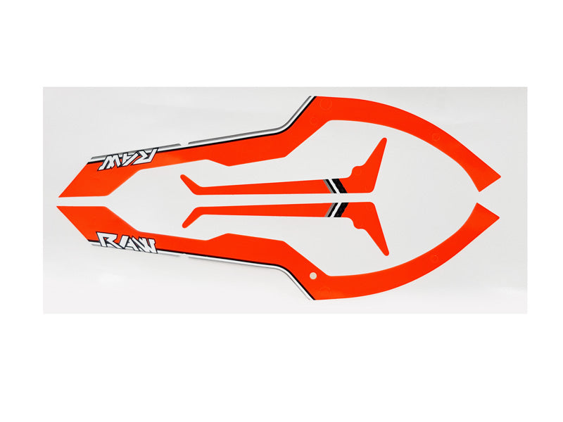 Sticker RAW 420 Orange - HeliDirect