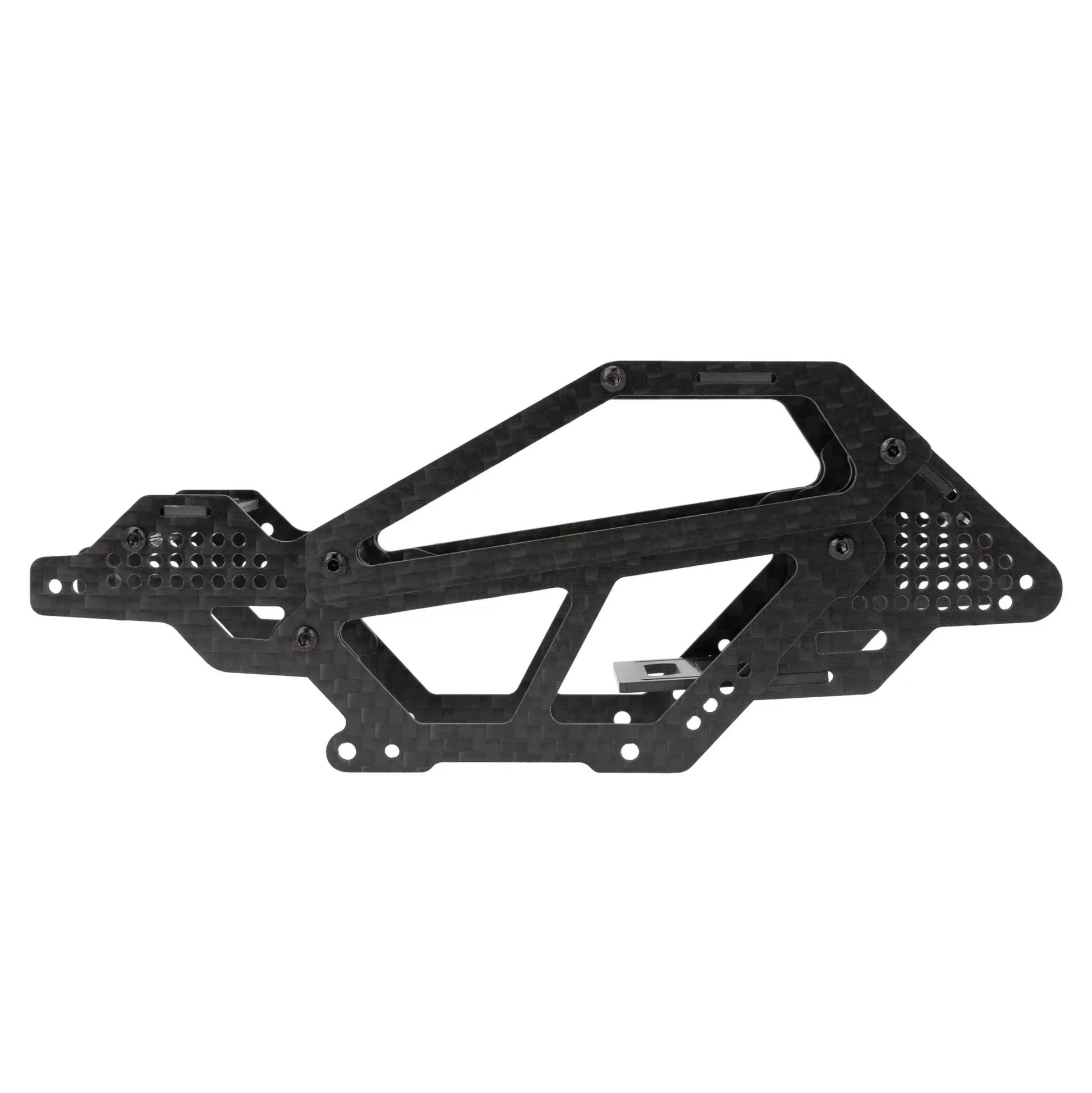 MEUS Racing Carbon LCG Chassis Frame Set Multi-hole Shock Mount for 1/18 TRX4M - HeliDirect