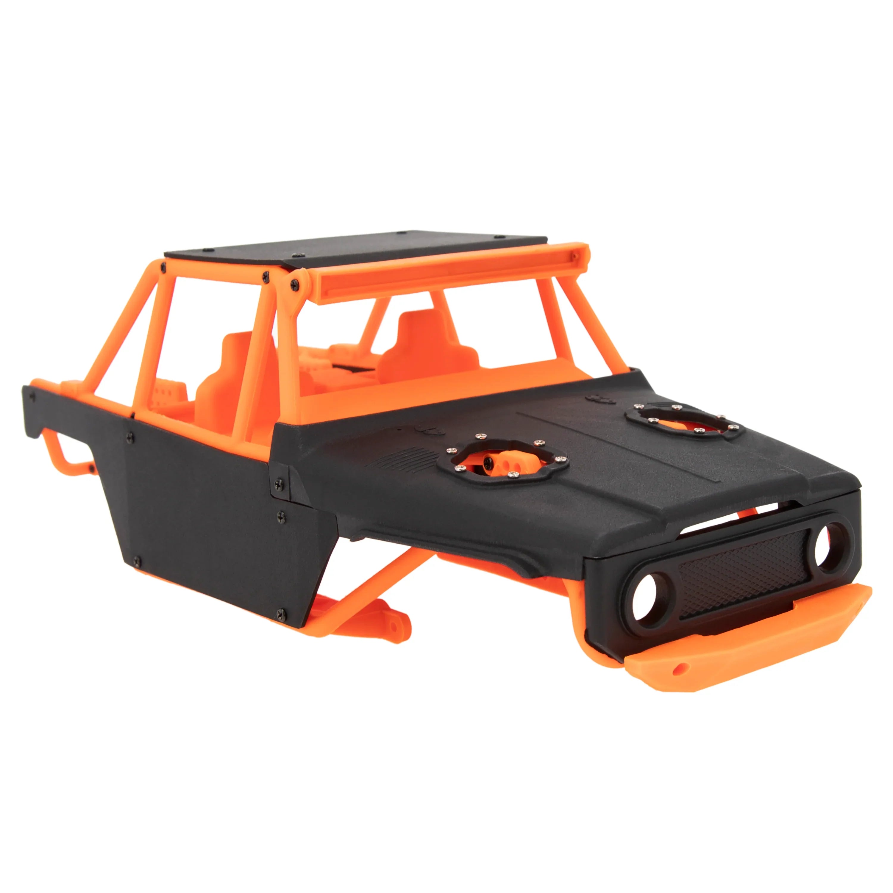 MEUS RACING TRX4M Ripper Nylon Injection molding V2 Version Nylon Cage Body Shell for 1/18 TRX4M (MEX40-Orange) - HeliDirect