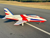 Boomerang Atom Squared - White Red Blue - Boomerang RC Jets