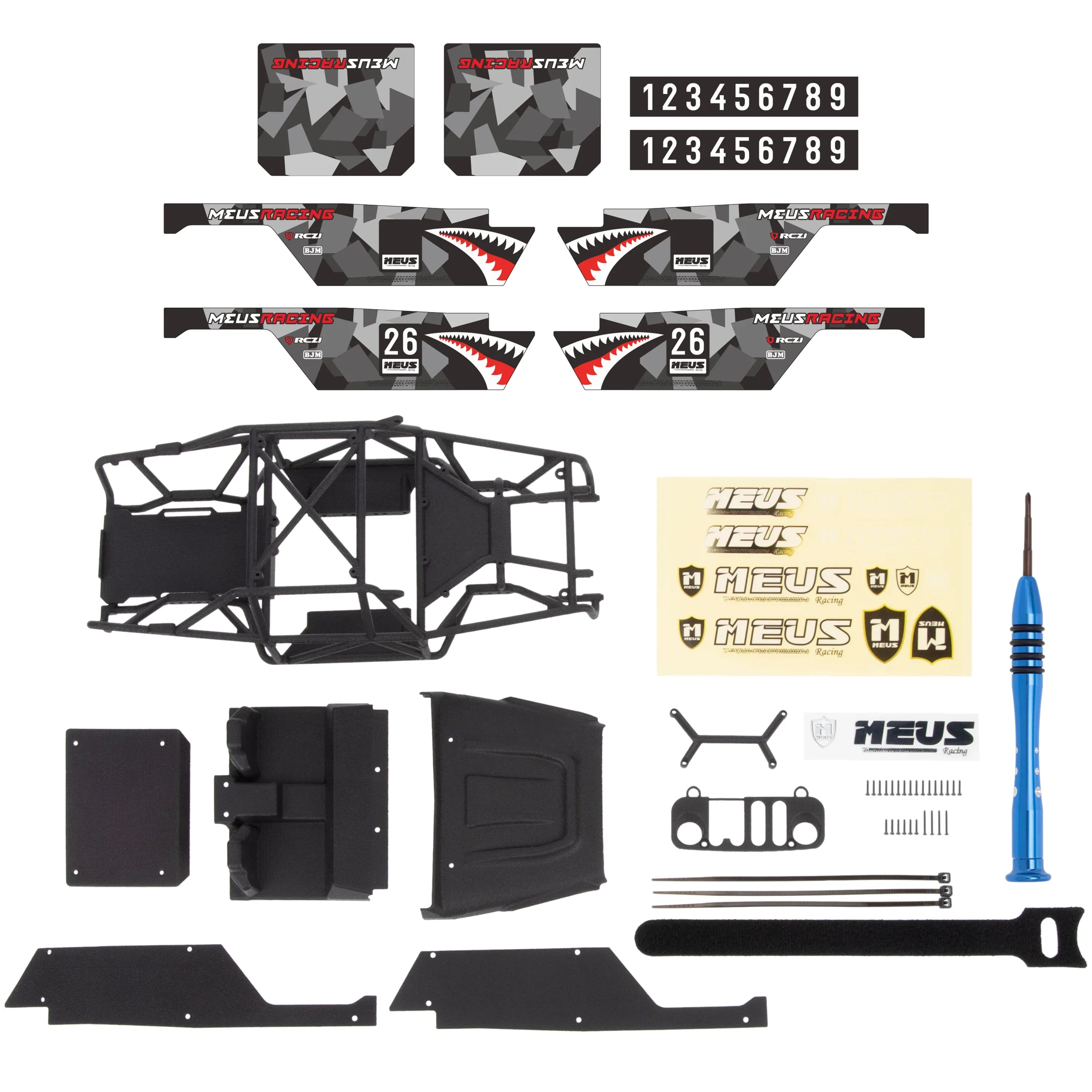 Meus Racing 1/24 Ripper Cage and Body Shell ME X1 - HeliDirect