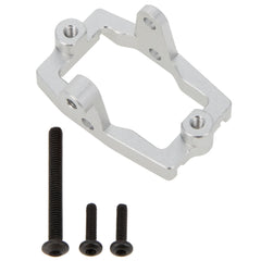 Meus Racing Aluminum Servo Mount Metal Servo Mount for 1/18 TRX4M TRX-4M RC Crawler Upgrade Parts Accessories - SILVER - HeliDirect