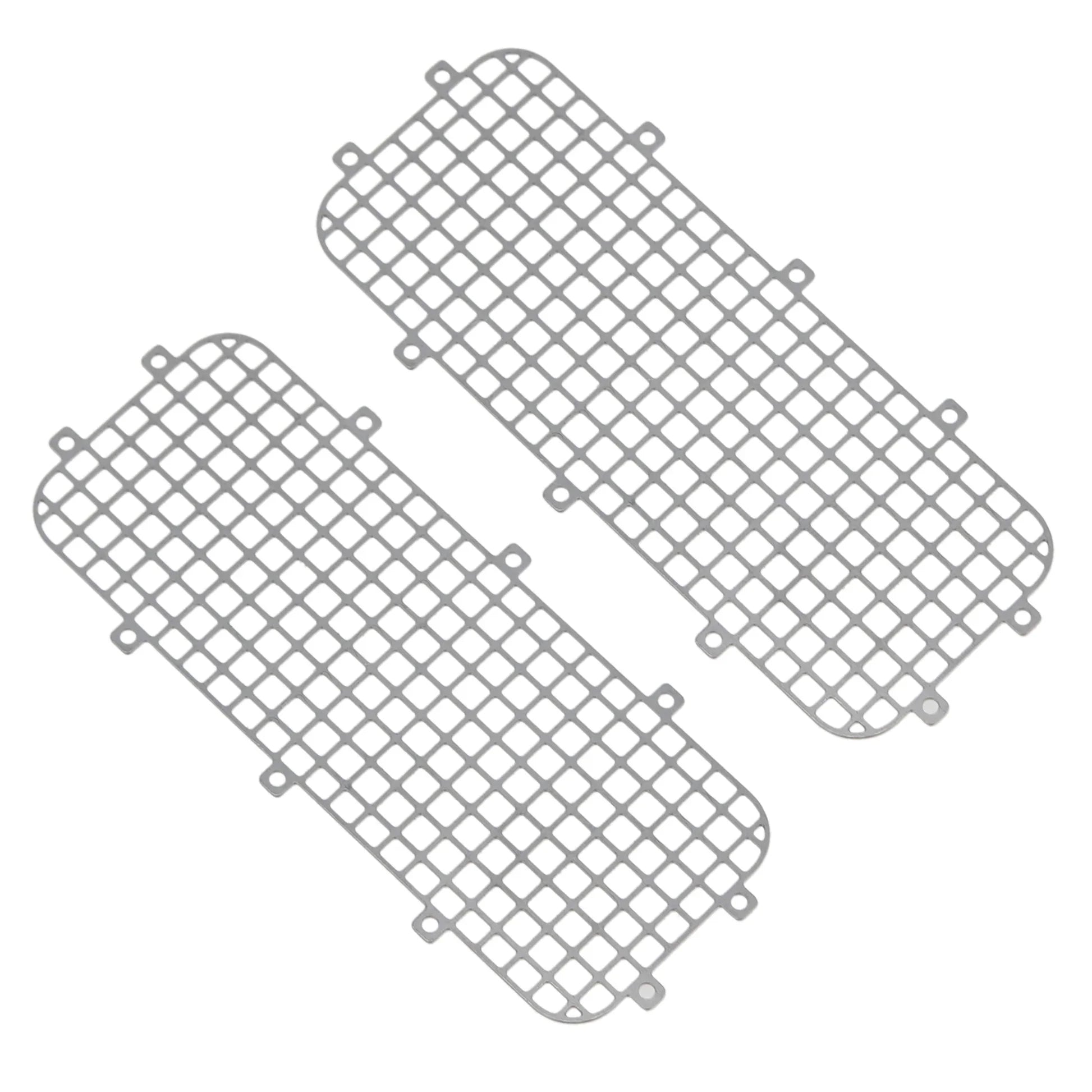 Meus Racing 5Pcs Stainless Steel Car Window Mesh Metal Window Mesh Protective Net For TRX4M Land rover Defender - HeliDirect