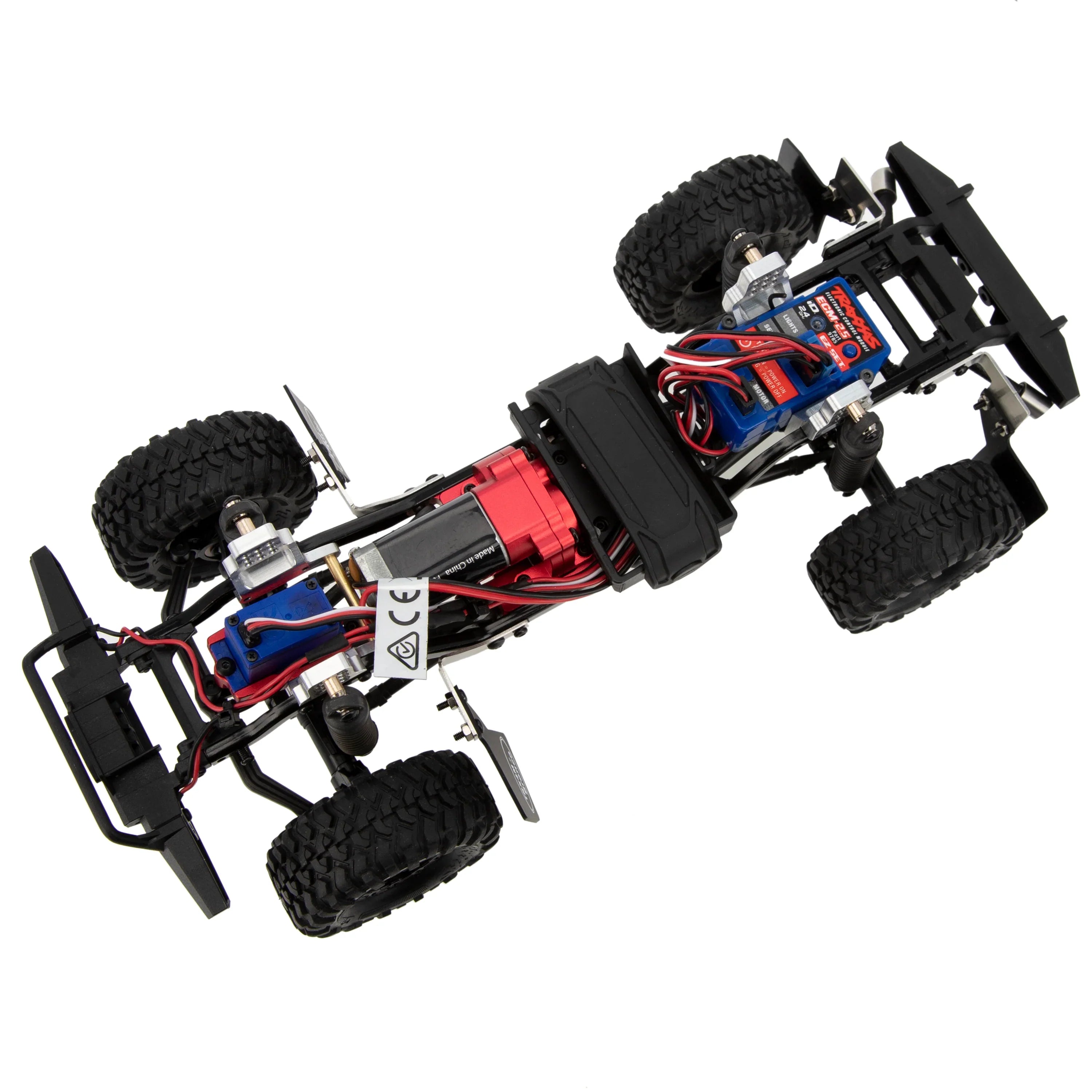 Meus Racing CNC Aluminum Transmission Case Gearbox Housing Upgrade Parts Accessories for 1/18 TRX4M TRX-4M RC Crawler - RED - HeliDirect