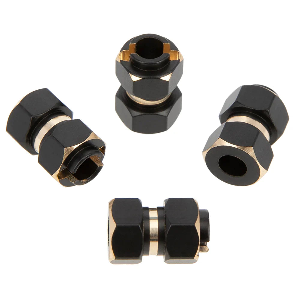 Meus Racing Brass Wheel Hex Hub Extenders Adaptor 10mm(+6mm) for 1/18 TRX4M - HeliDirect