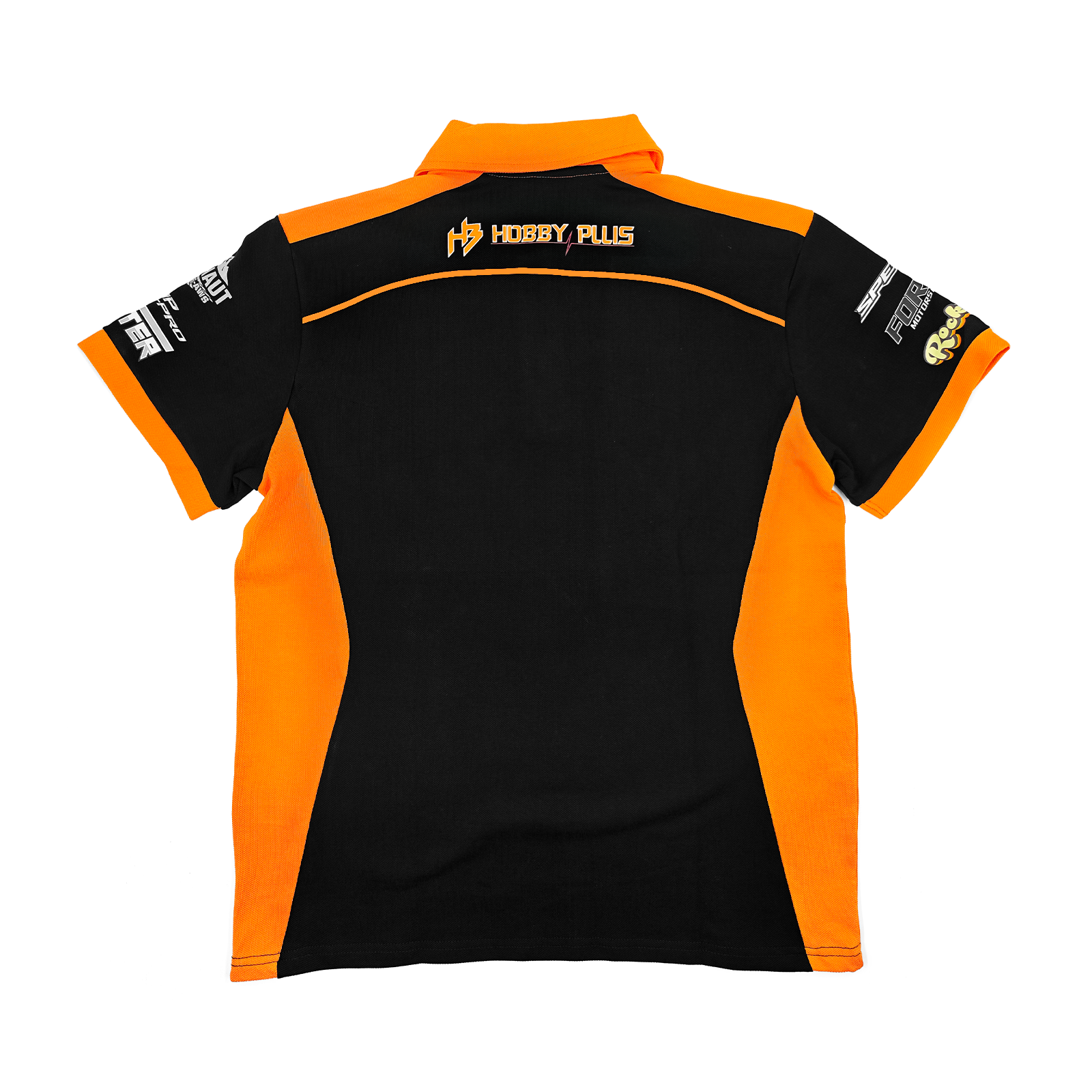 HobbyPlus RC Team Polo Shirt – Black/Orange