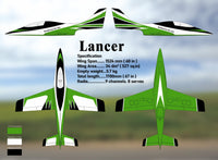 Boomerang Lancer - Green - Boomerang RC Jets