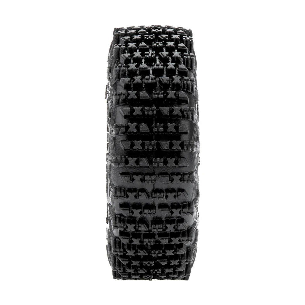 MEUS Racing 1.0-inch RC Rubber Tire Set MS6 RC Tire For 1/18 TRX4M 1/24 SCX24 FCX24 AX24 - Mpro Pin M1002