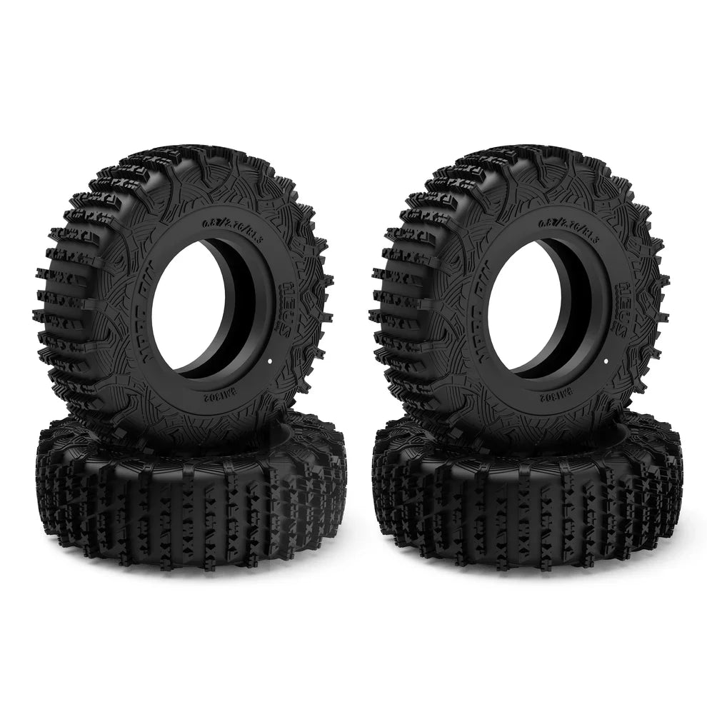 MEUS Racing 1.3" Tires MS6 Super Soft & Sticky Rubber Tires for 1/18 TRX4M 1/24 SCX24 FCX24 AX24 - Mpro Pin M1302