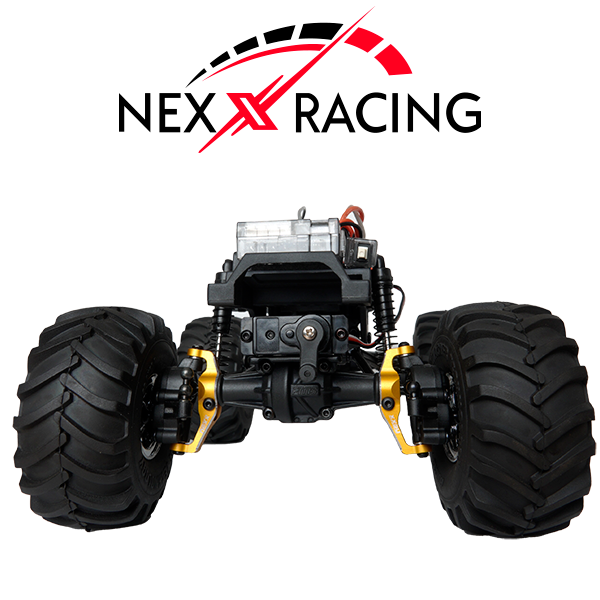 Nexx Racing Alu 7075 C-Hub Carrier For FMS Max Smasher & Power Wagon 1/24 (Gold) - HeliDirect