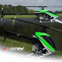 TRON Nitron 90 Helicopter Kit - Neon Green (w/o Blades) - HeliDirect