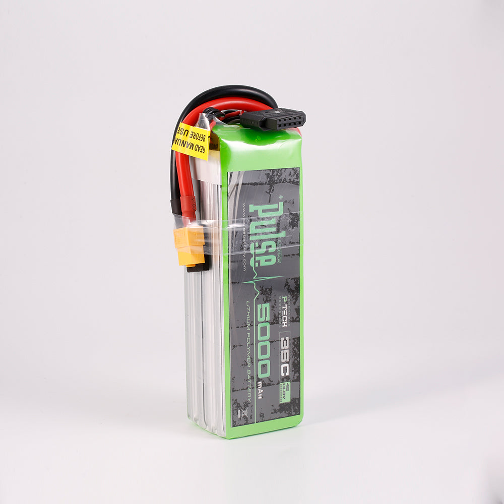 PULSE 5000mah 35C 14.8V 4S P-Tech LiPo Battery - XT60 Connector