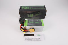 Pulse 1250mah 50C 22.2V 6S P-Tech Lipo Battery - XT60 Connector