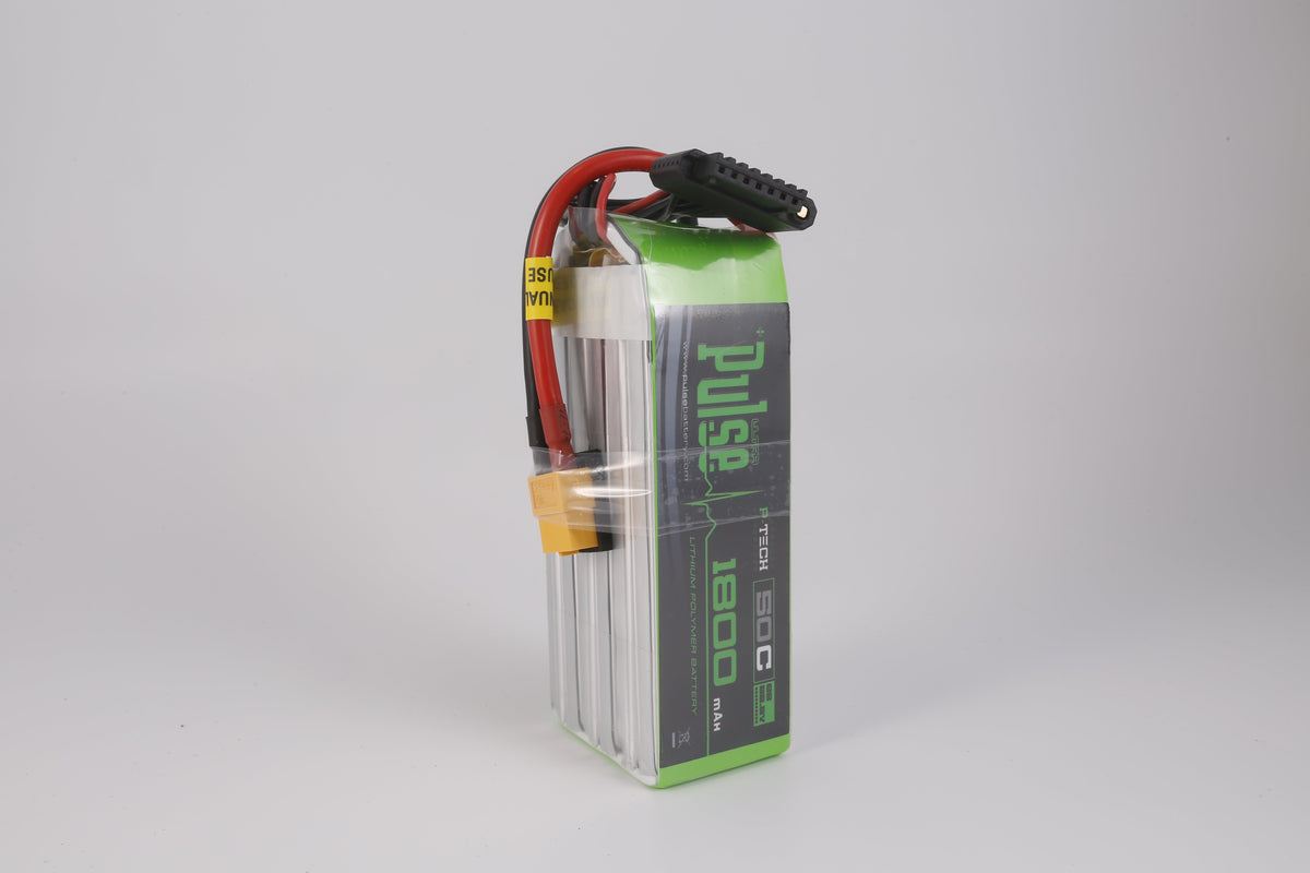 PULSE 1800mah 50C 22.2V 6S P-Tech LiPo Battery - XT60 Connector