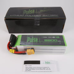 PULSE 2200mah 50C 22.2V 6S P-Tech LiPo Battery - XT60 Connector