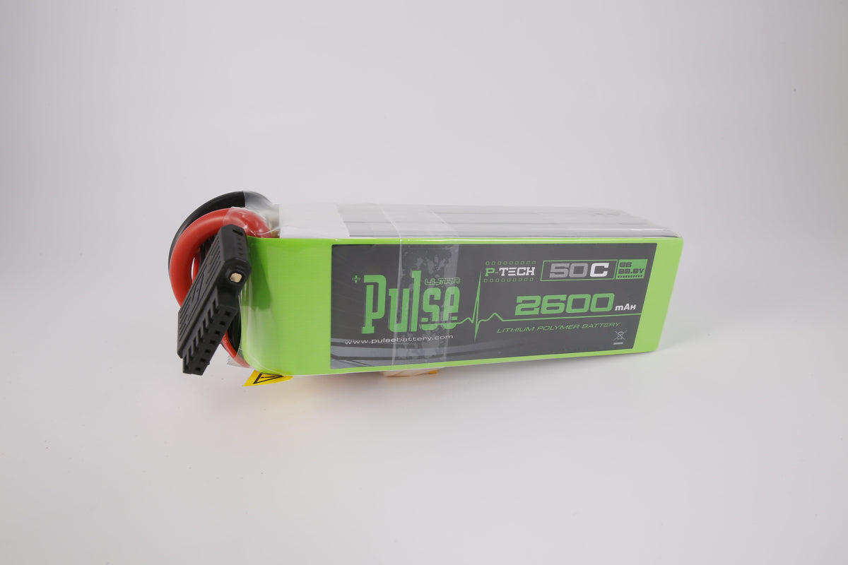 PULSE 2600mah 50C 22.2V 6S P-Tech  LiPo Battery - XT60 Connector