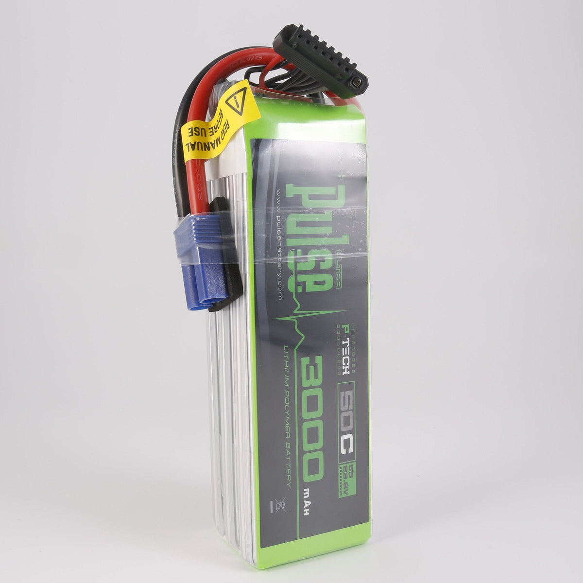 Pulse 3000mah 50C 22.2V 6S P-Tech Lipo Battery - EC5 Connector