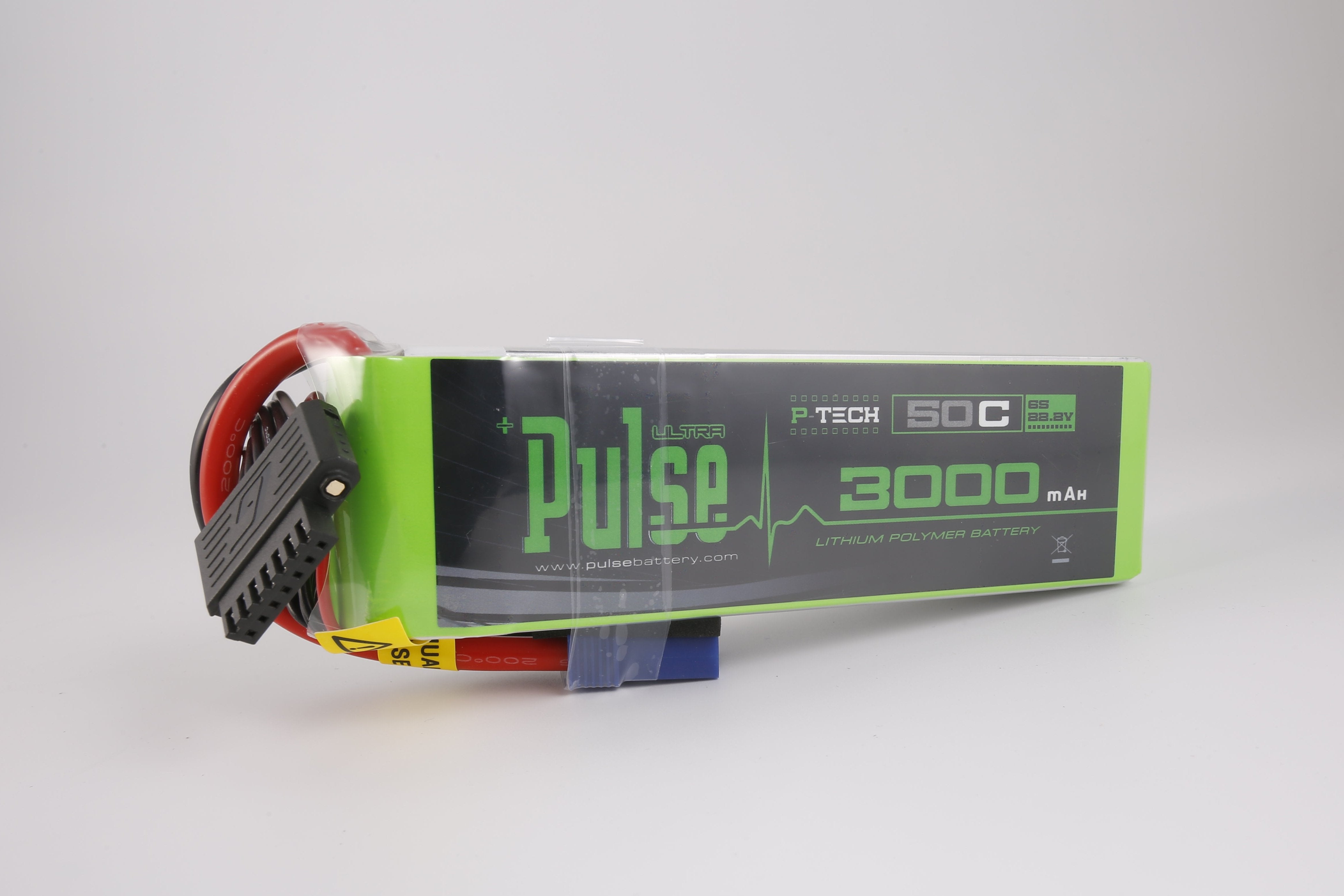 Pulse 3000mah 50C 22.2V 6S P-Tech Lipo Battery - EC5 Connector