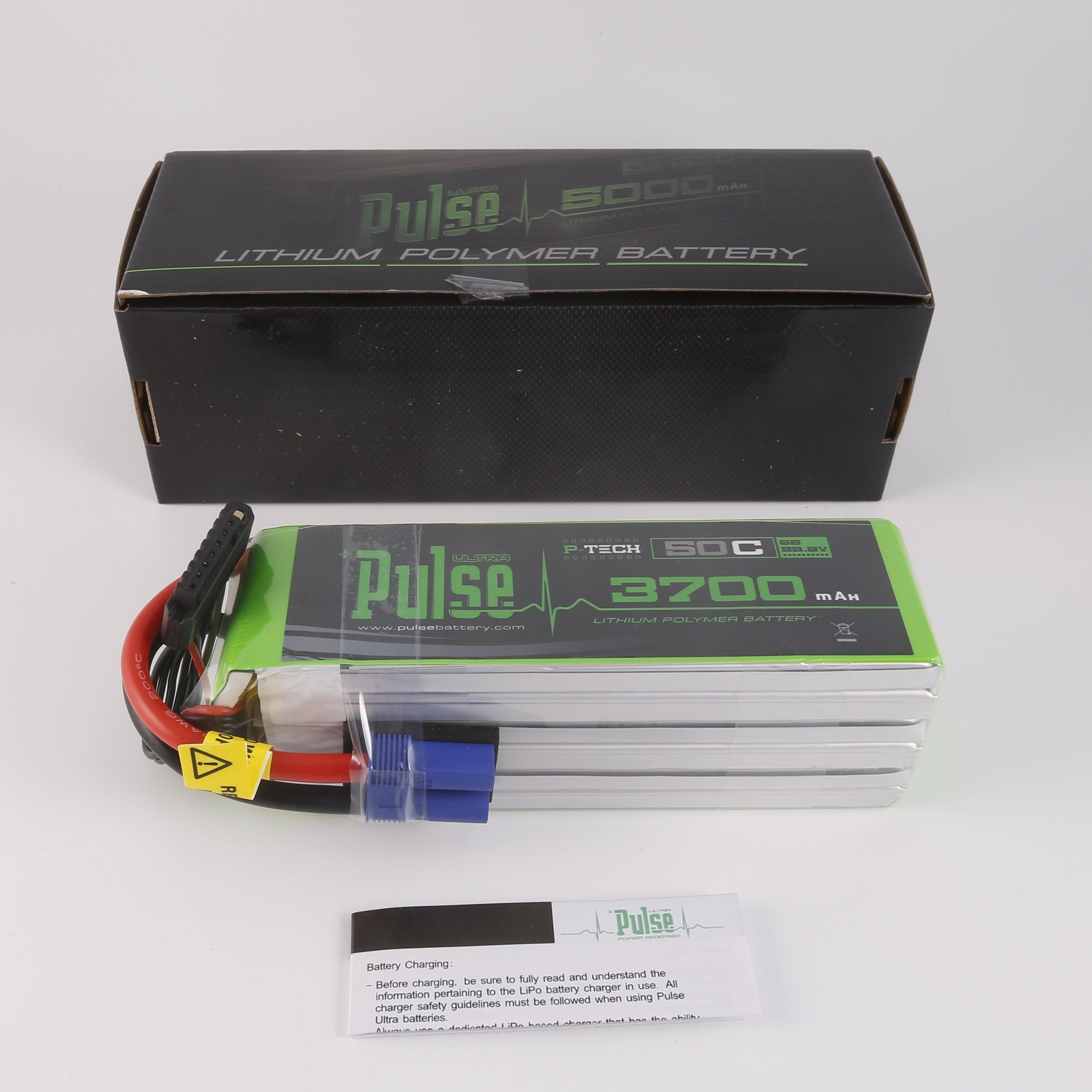 PULSE 3700mAh 50C 22.2V 6S P-Tech LiPo Battery - EC5 Connector