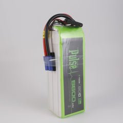 PULSE 5600mah 80C 22.2V 6S P-Tech LiPo Battery - EC5 Connector