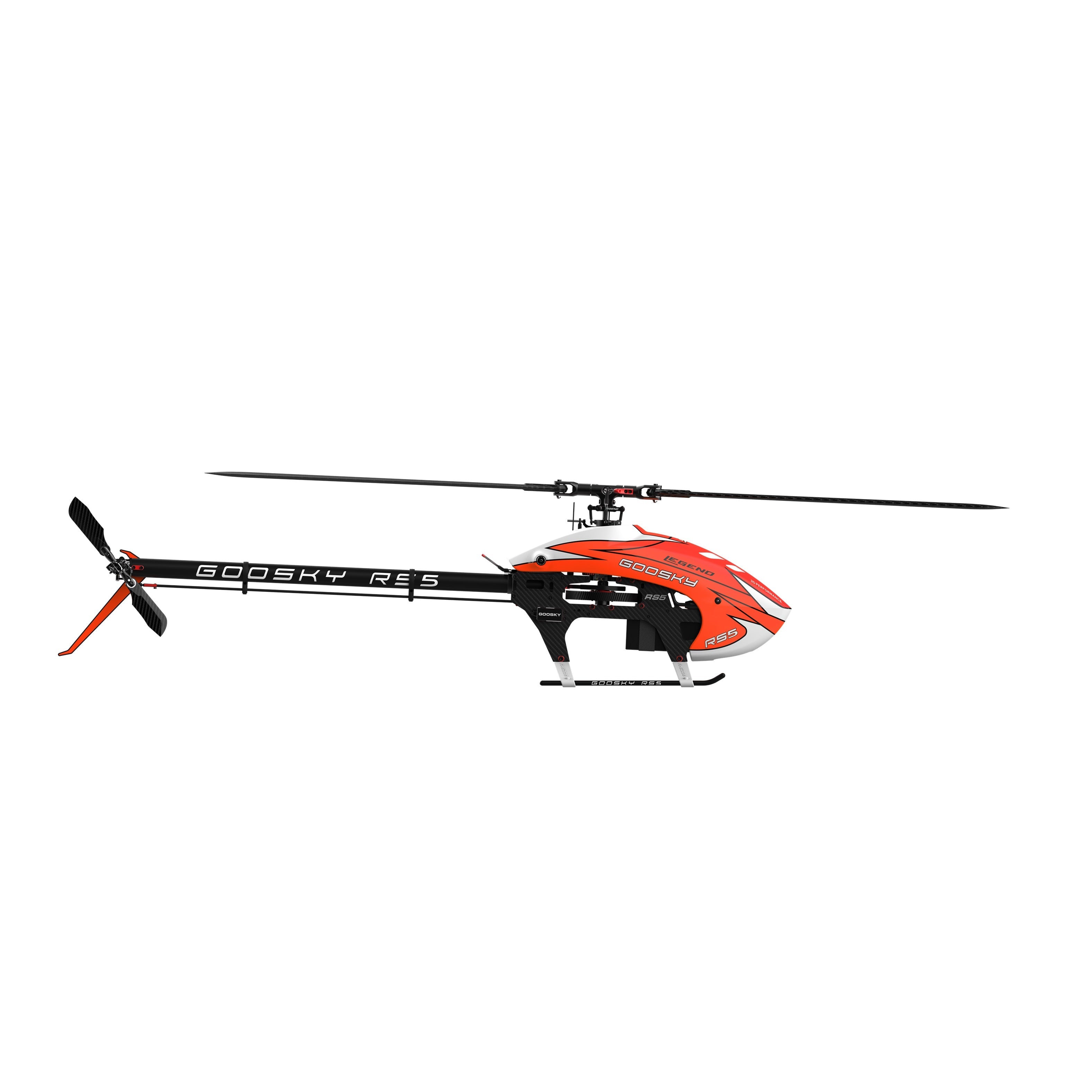 Goosky Legend RS5 Helicopter Kit w/ Blade - Orange (Unassembled)