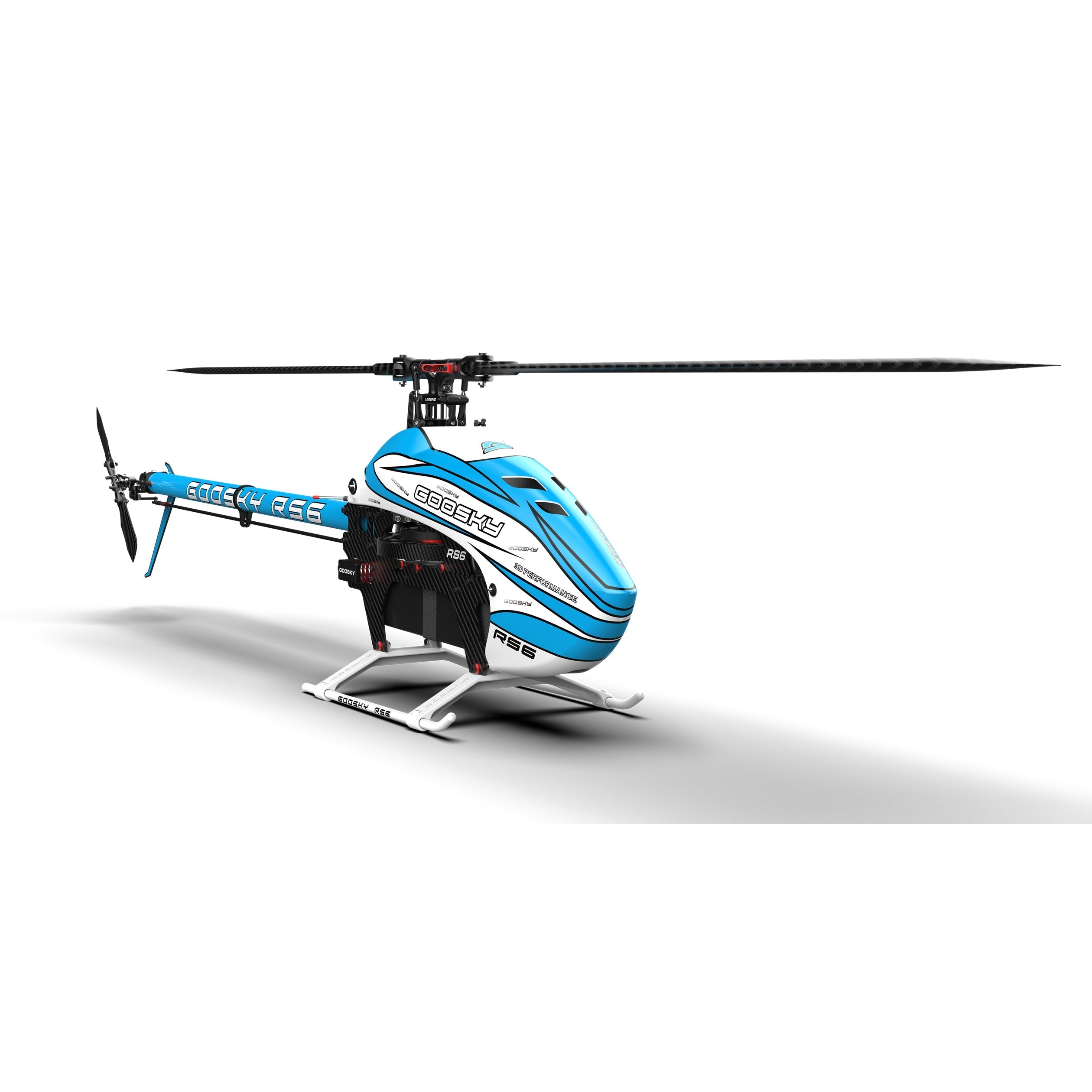 Goosky Legend RS6 Helicopter Kit w/o Blades - Blue (Unassembled)