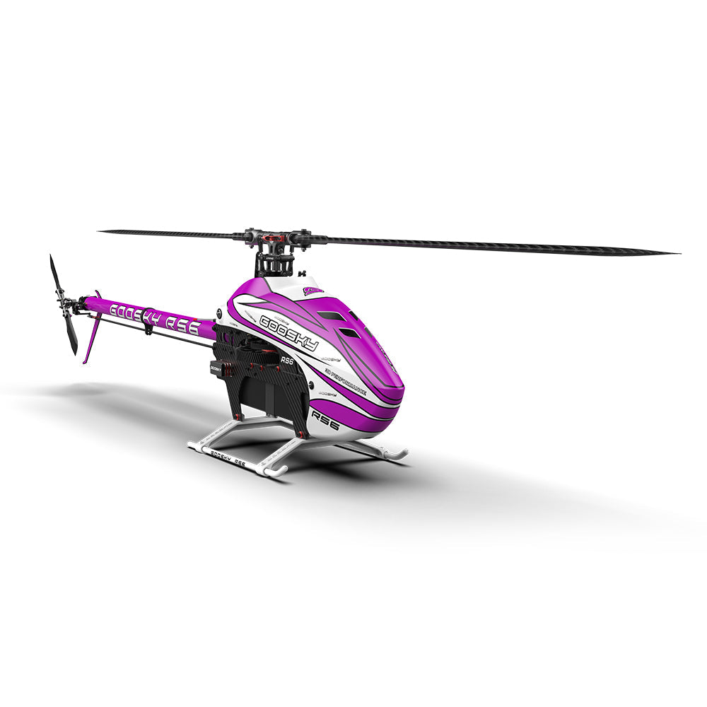 Goosky Legend RS6 Helicopter Kit w/o Blades - Purple (Unassembled)