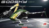 Goosky RS7 ULTRA Helicopter Kit w/o Blades - Green