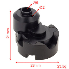 MEUS Racing Ascent 18 Brass Rear Axle Weights Cover for Redcat Ascent-18 1/18 RC Crawler Upgrades Parts