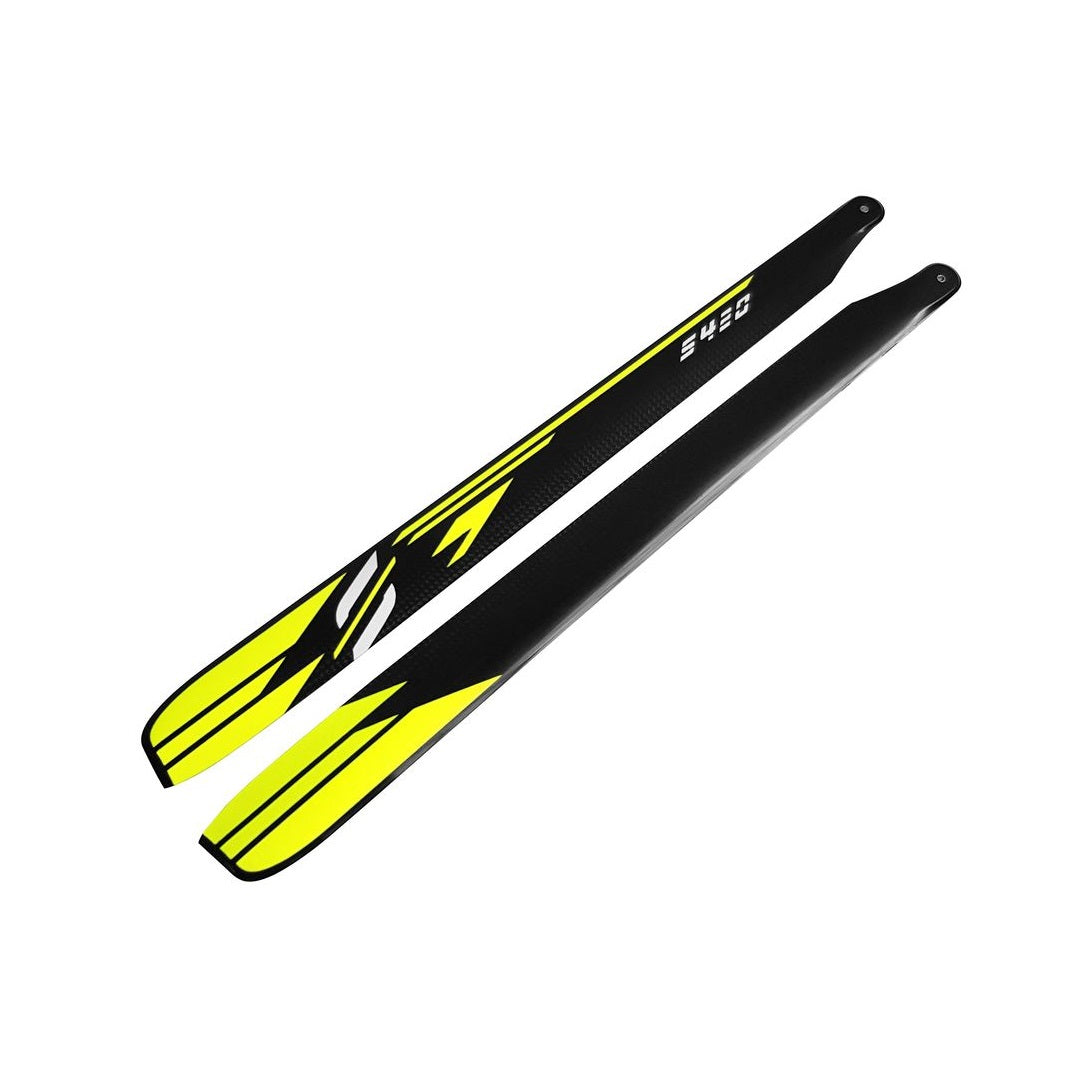 SAB Carbon Fiber Main Blades Yellow 420mm