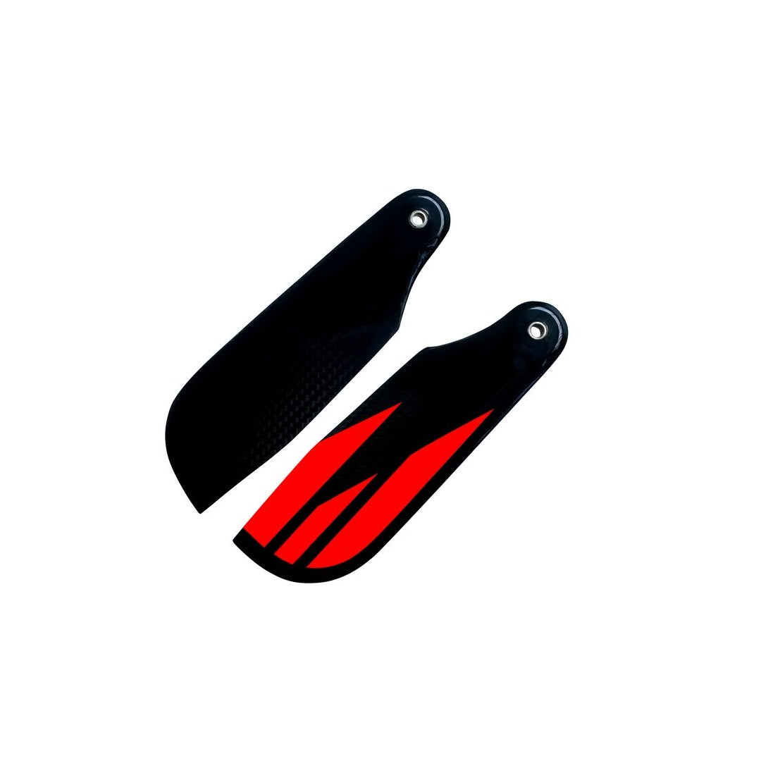 SAB Carbon Fiber Tail Blades 72mm Orange