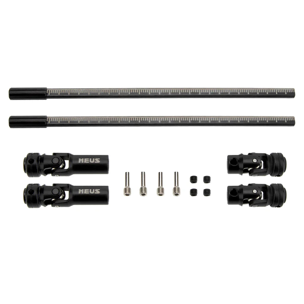 MEUS Racing SCX10 Cuttable Drive shafts 62-180MM for 1/10 SCX10/Tamiya CCO1/Redcat Gen8