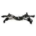 MEUS Racing RC LCG GOLD RUSH V2 Carbon Fiber Chassis & SCX10 Nylon Portal Axles & 313mm Links & Drive Shafts for 1/10 SCX10 Capra