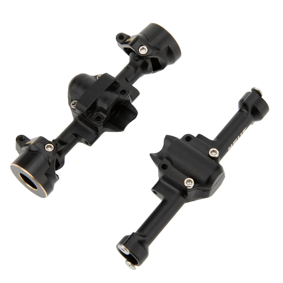 MEUS Racing SCX30 Axle Housing with Diff Covers and Steering Knuckles for Axial SCX30