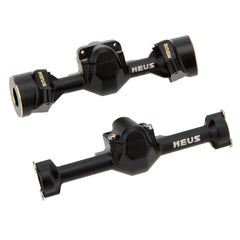 MEUS Racing SCX30 Axle Housing with Diff Covers and Steering Knuckles for Axial SCX30