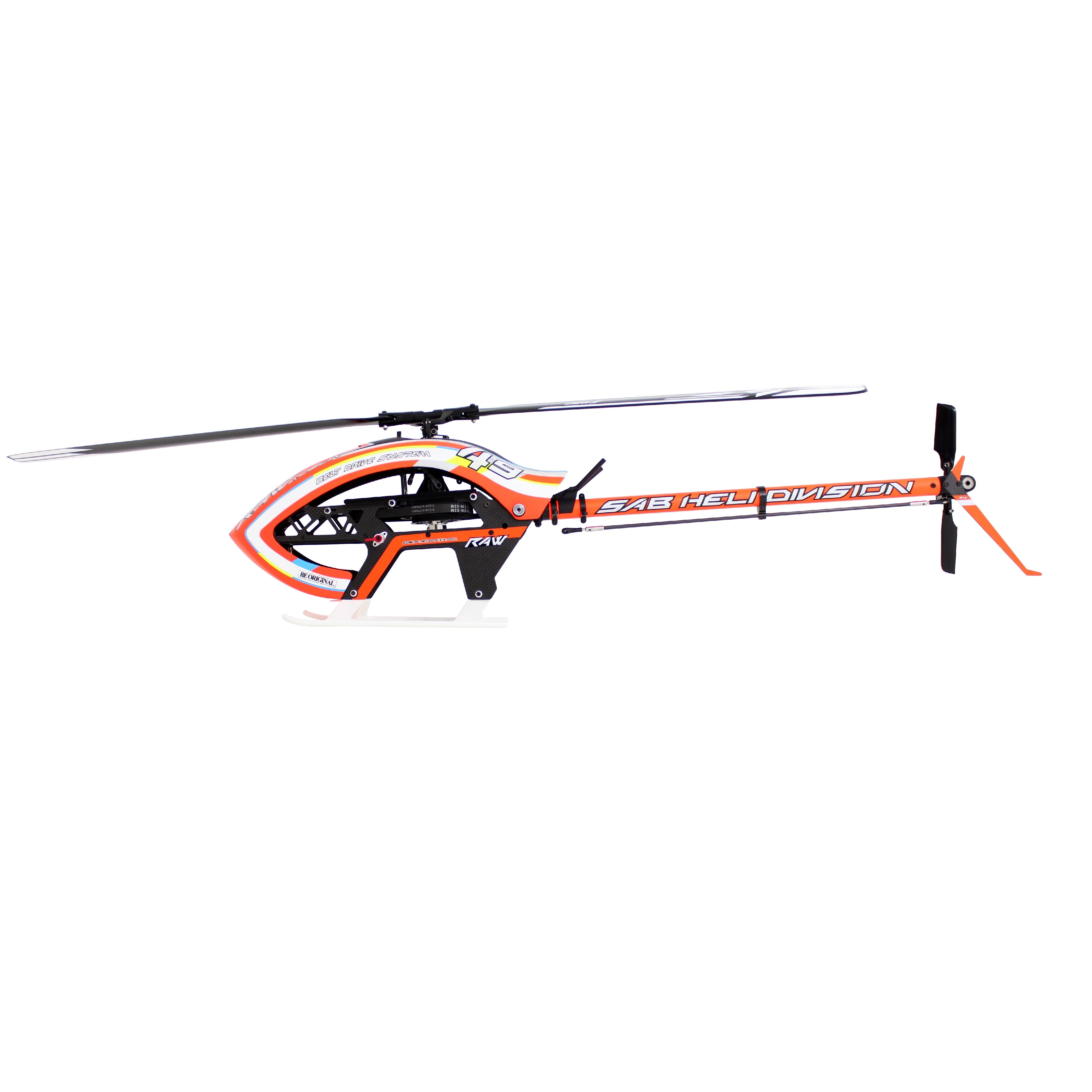 SAB Goblin Raw 420 Competition Helicopter Kit - With Main & Tail Blades - HeliDirect