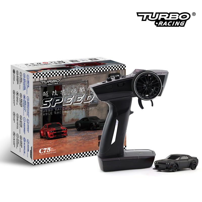 Turbo Racing C75 RTR - Black - HeliDirect