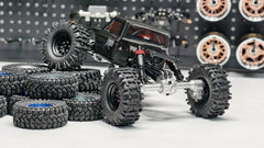 MEUS Racing Ascent-18 Apex Portal Axle Housings with Diff Covers Steering Knuckles for 1/18 Redcat Ascent-18 Apex