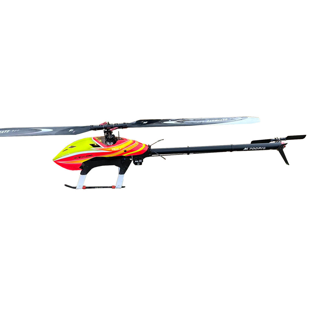 AK700 Helicopter Kit RED/YELLOW w/RT700+106 Ultimate - HeliDirect