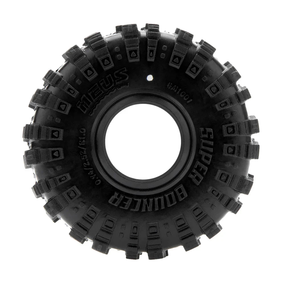 MEUS Racing 1.0-inch RC Rubber Tire Set MS6 RC Tire For 1/18 TRX4M 1/24 SCX24 FCX24 AX24 - Super Bouncing M1001