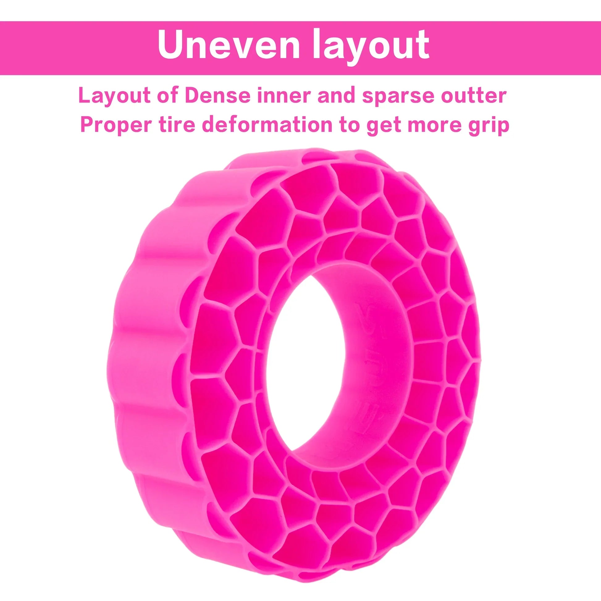 MEUS Racing Soft Silicone Rubber Inserts for 1.9-Inch Tires 118-122mm for 1/10 RC Crawlers